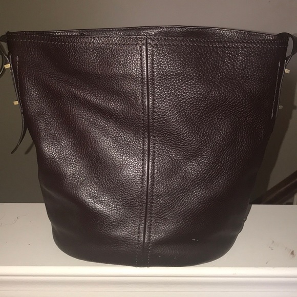 Cole Haan Chocolate Bucket Bag